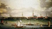 Anonymous painting Hamburg, one of the most important Hanseatic port, wolfgang amadeus mozart